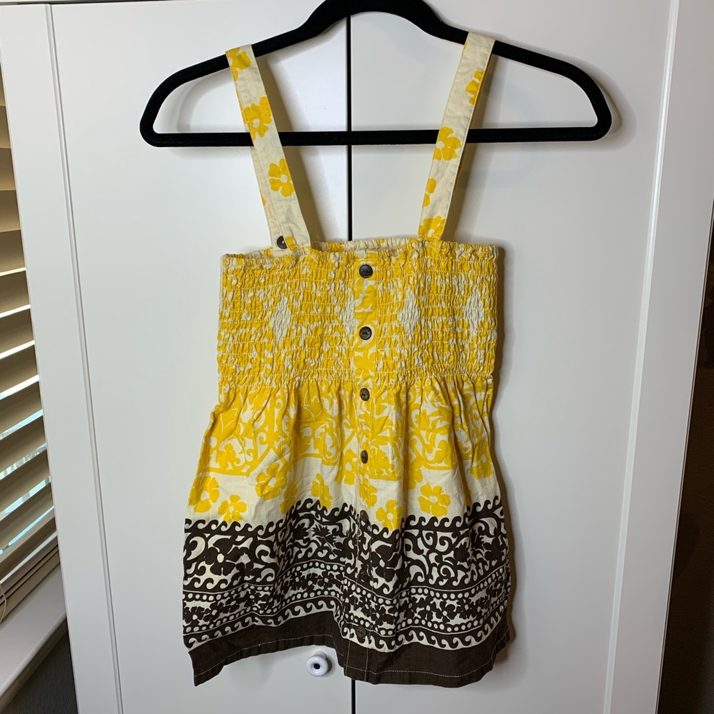 Roxy Gathered Tank Top Blouse